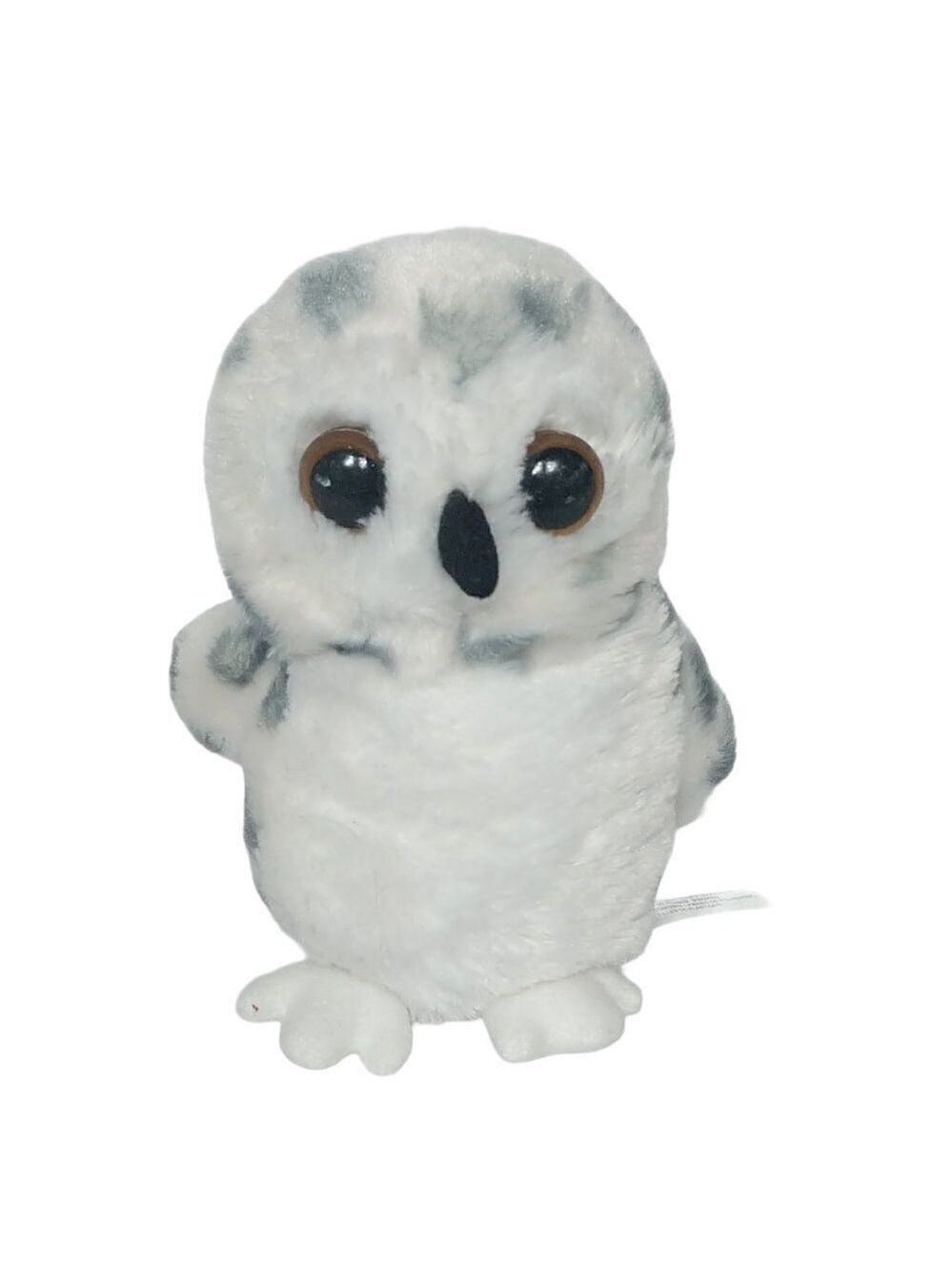 Aurora White Snow Owl Plush Stuffed Animal 7 Inch